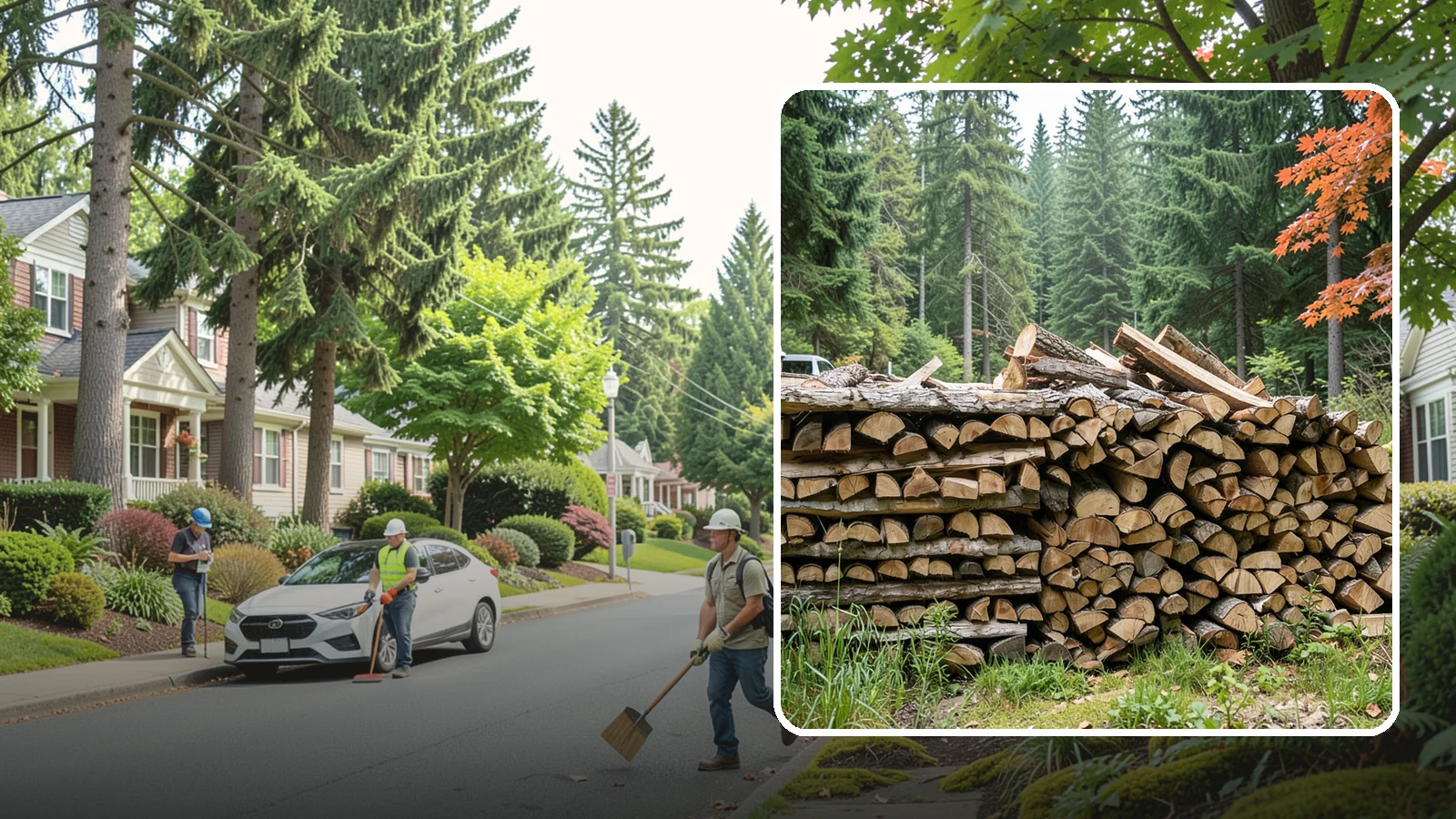 Two Cord Firewood in Beaux Arts Village, King County, WA - Two full cords of seasoned firewood for households that rely on wood as a primary heat source.