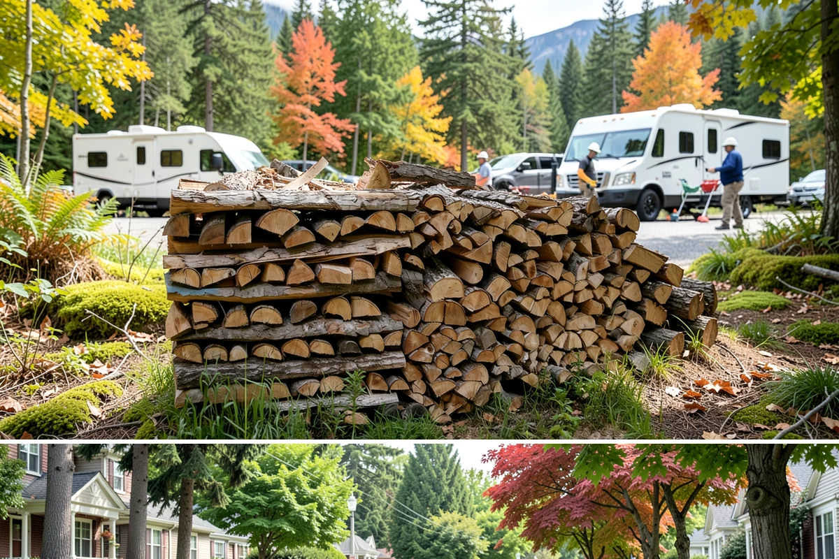 Two Cord Firewood in Beaux Arts Village, King County, WA - Secure two cords by late summer so your full winter supply is stacked and ready early.