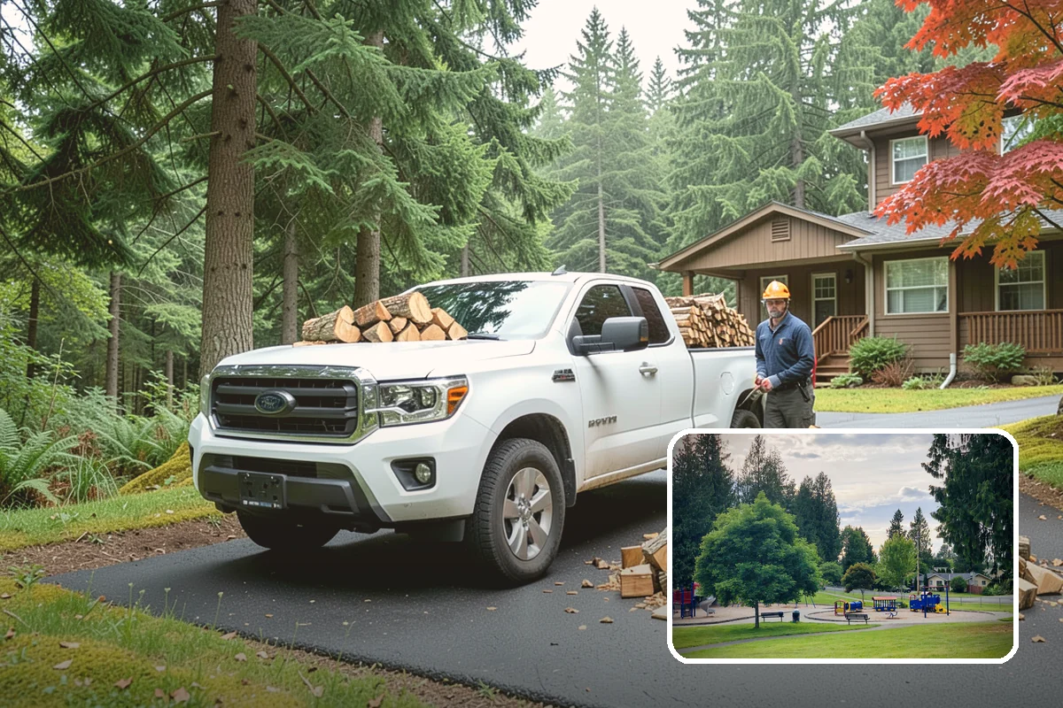 Two Cord Firewood in Bonney Lake, Pierce County, WA - Ample supply for daily wood-stove heating