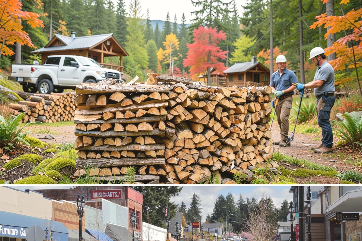 Two Cord Firewood in Bothell, King County, WA - Secure two cords by late summer so your full winter supply is stacked and ready early.