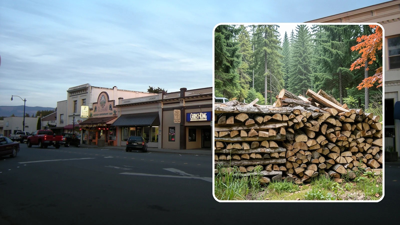 Two Cord Firewood in Burlington, Skagit County, WA - Two full cords of seasoned firewood for households that rely on wood as a primary heat source.