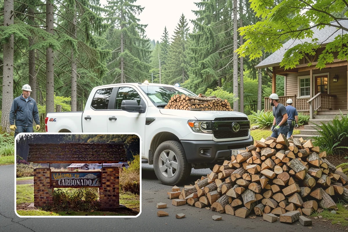 Two Cord Firewood in Carbonado, Pierce County, WA - Ample supply for daily wood-stove heating