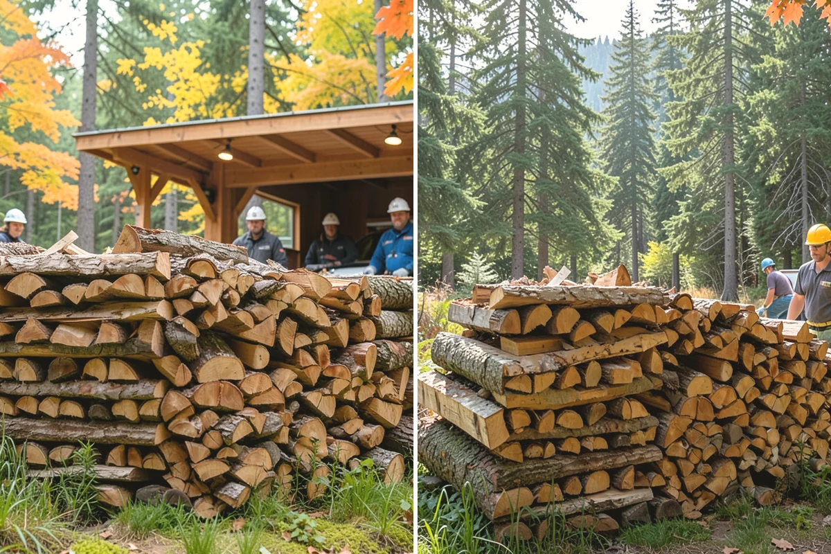 Two Cord Firewood in Carbonado, Pierce County, WA - Place your two-cord order and set a date
