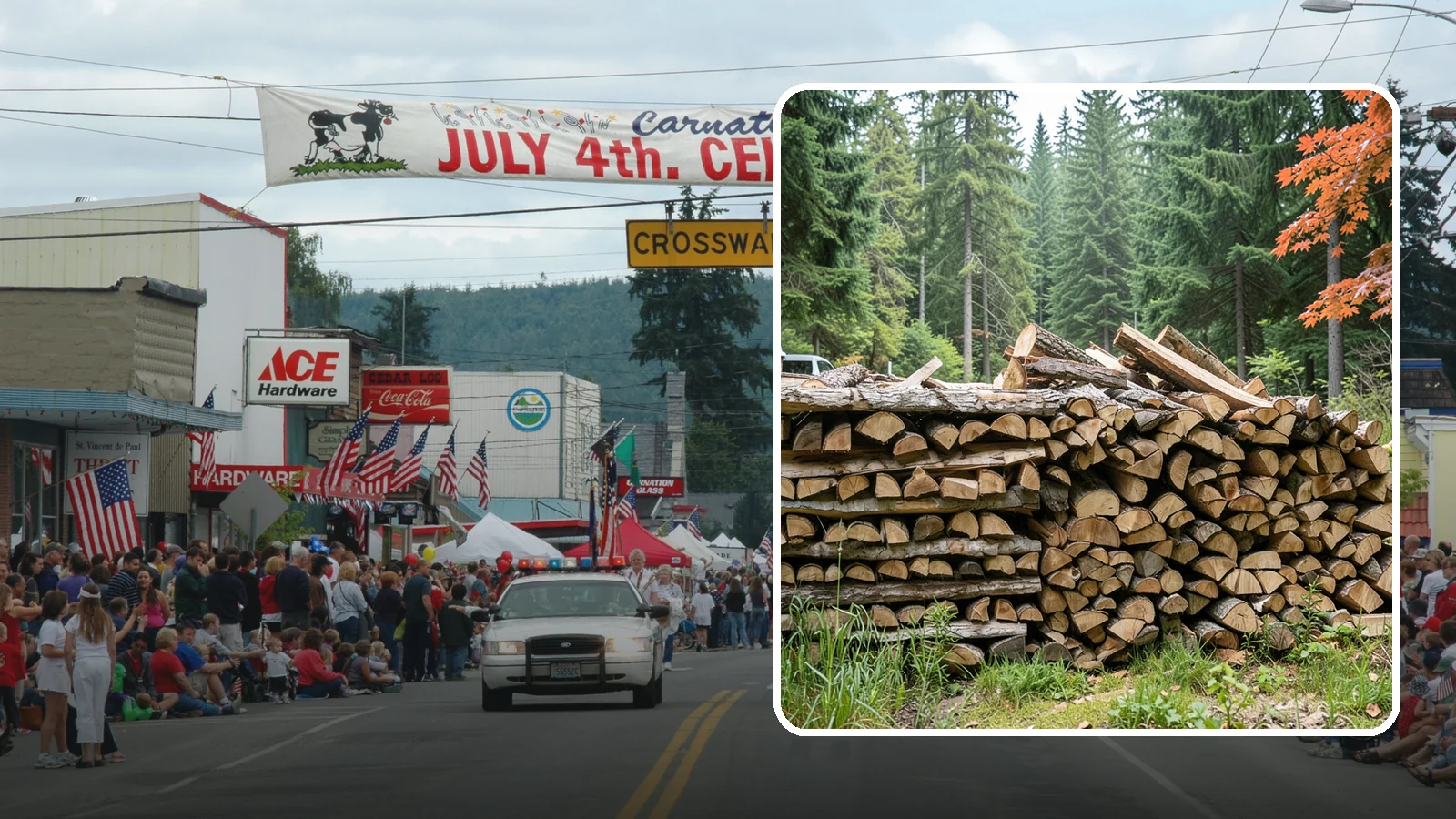 Two Cord Firewood in Carnation, King County, WA - Two full cords of seasoned firewood for households that rely on wood as a primary heat source.