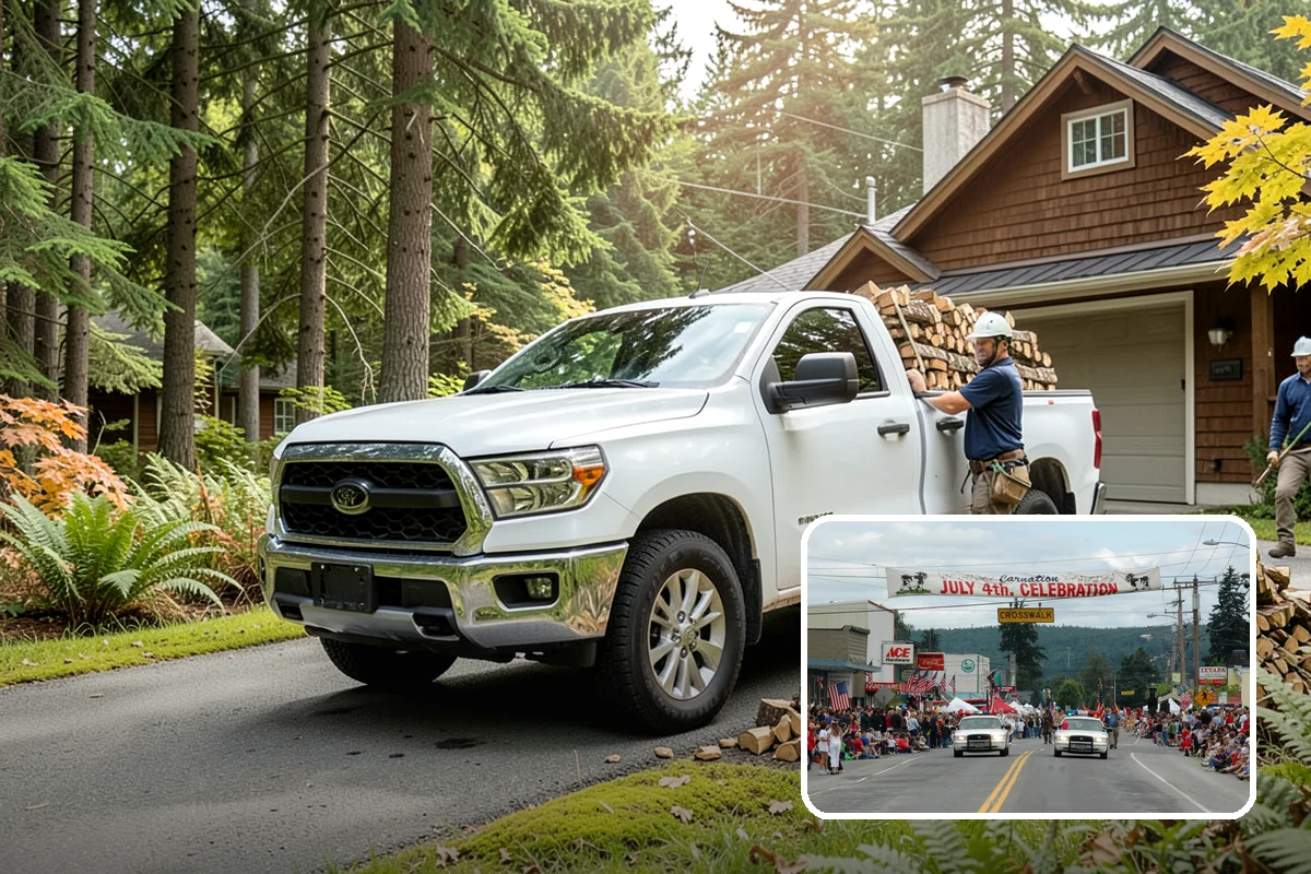 Two Cord Firewood in Carnation, King County, WA - Ample supply for daily wood-stove heating