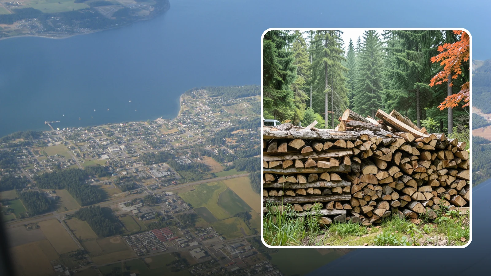 Two Cord Firewood in Coupeville, Island County, WA - Two full cords of seasoned firewood for households that rely on wood as a primary heat source.