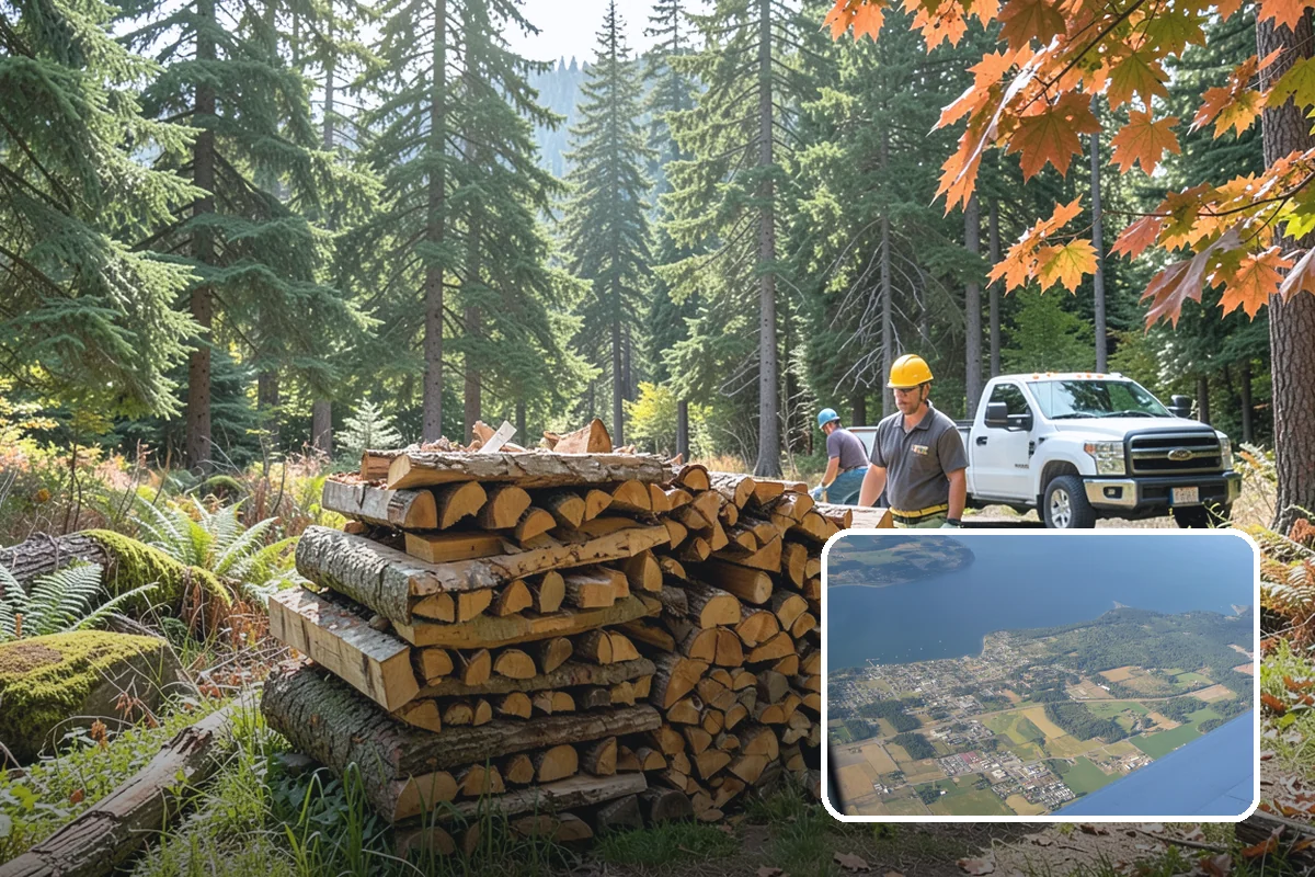 Two Cord Firewood in Coupeville, Island County, WA - Ample supply for daily wood-stove heating