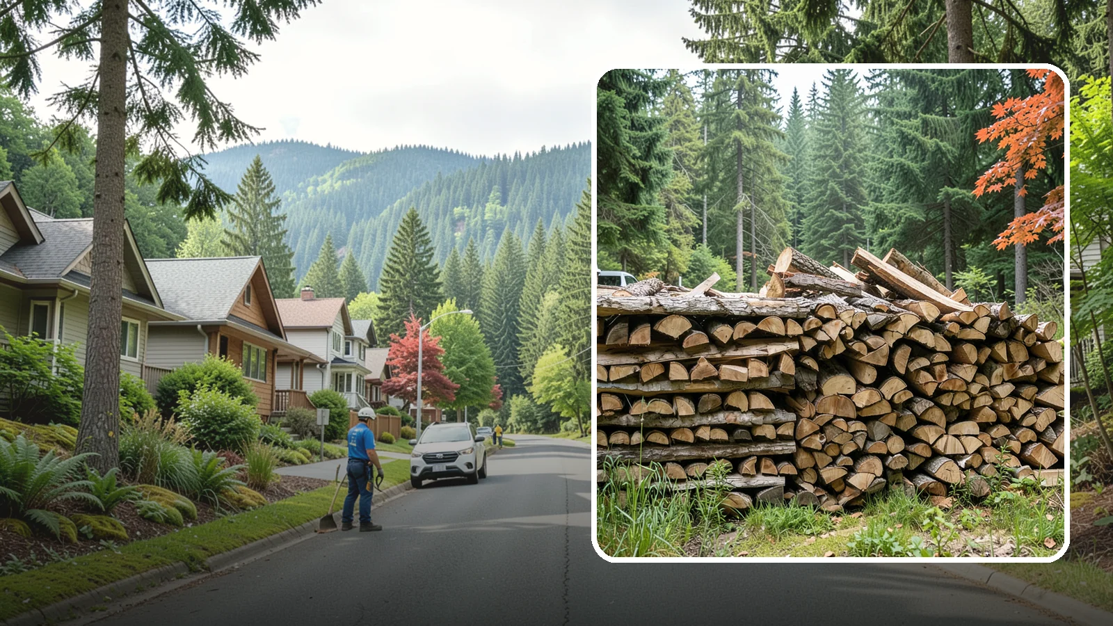 Two Cord Firewood in Darrington, Snohomish County, WA - Two full cords of seasoned firewood for households that rely on wood as a primary heat source.