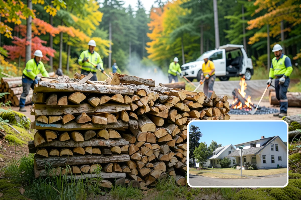 Two Cord Firewood in DuPont, Pierce County, WA - Ample supply for daily wood-stove heating