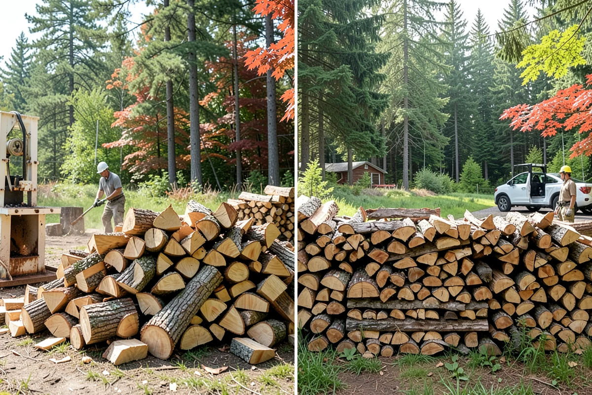 Two Cord Firewood in DuPont, Pierce County, WA - Place your two-cord order and set a date