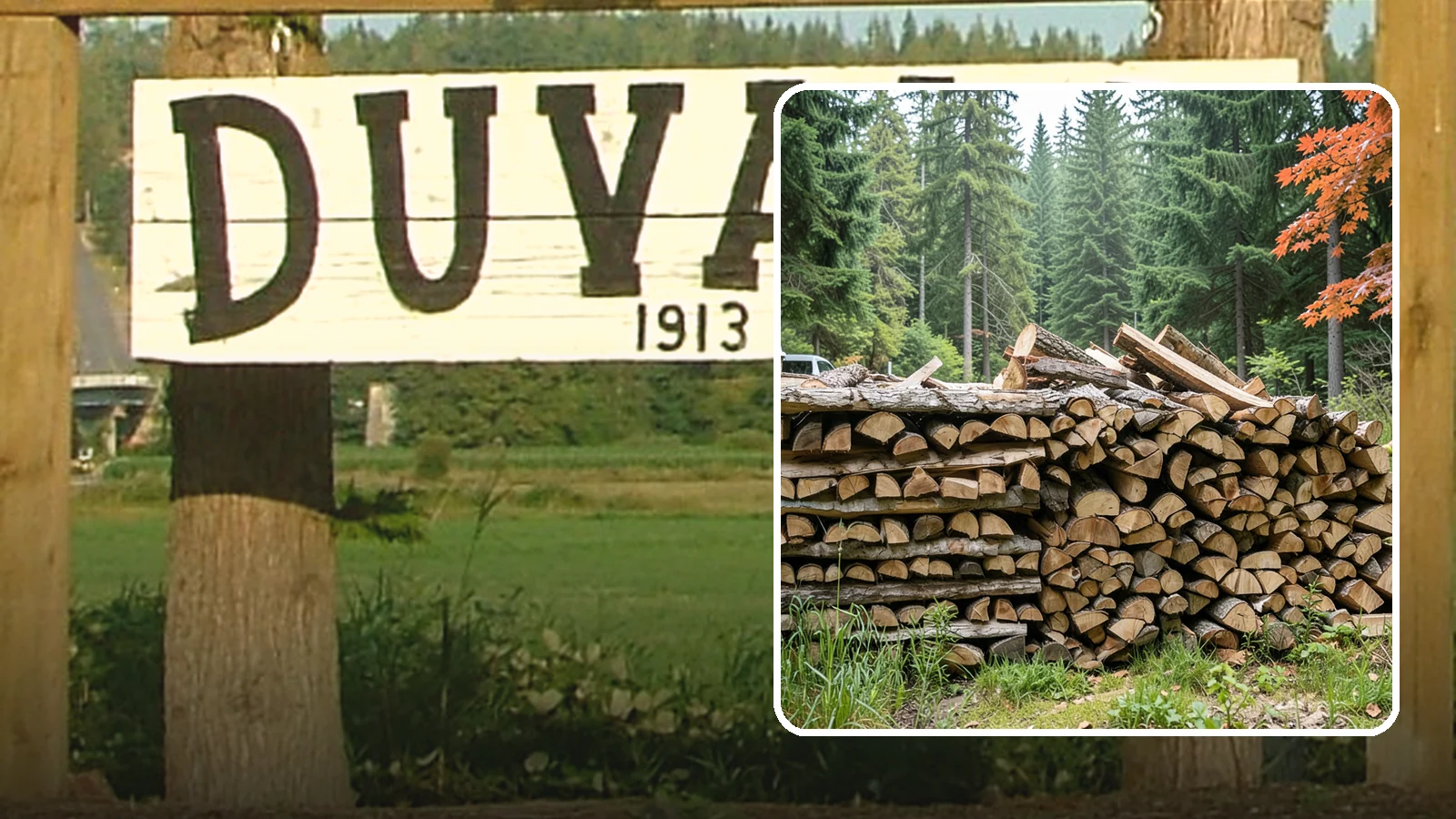 Two Cord Firewood in Duvall, King County, WA - Two full cords of seasoned firewood for households that rely on wood as a primary heat source.