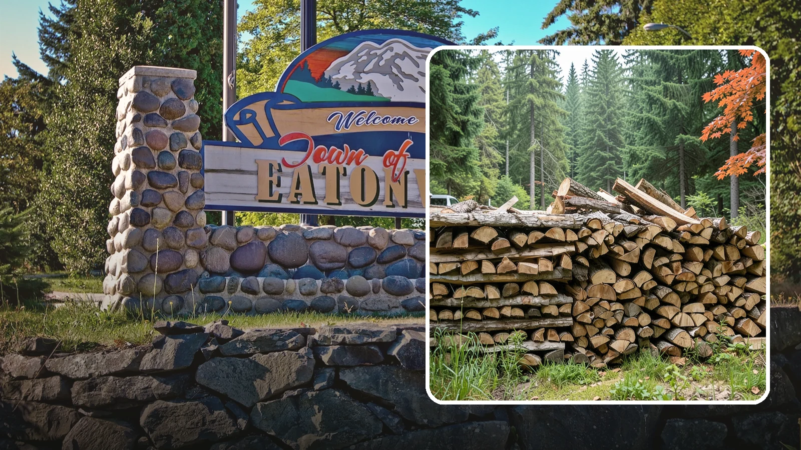 Two Cord Firewood in Eatonville, Pierce County, WA - Two full cords of seasoned firewood for households that rely on wood as a primary heat source.