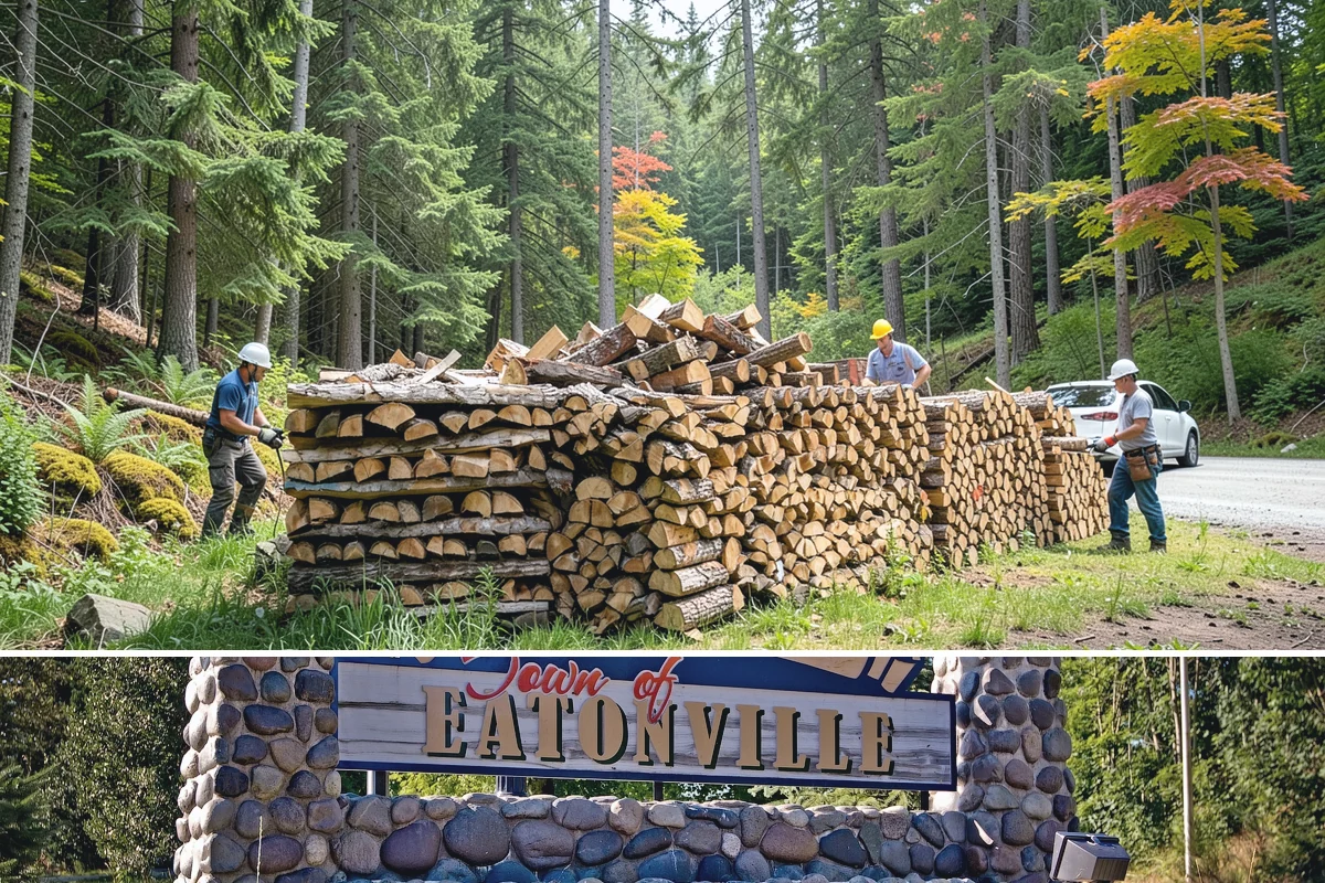 Two Cord Firewood in Eatonville, Pierce County, WA - Secure two cords by late summer so your full winter supply is stacked and ready early.