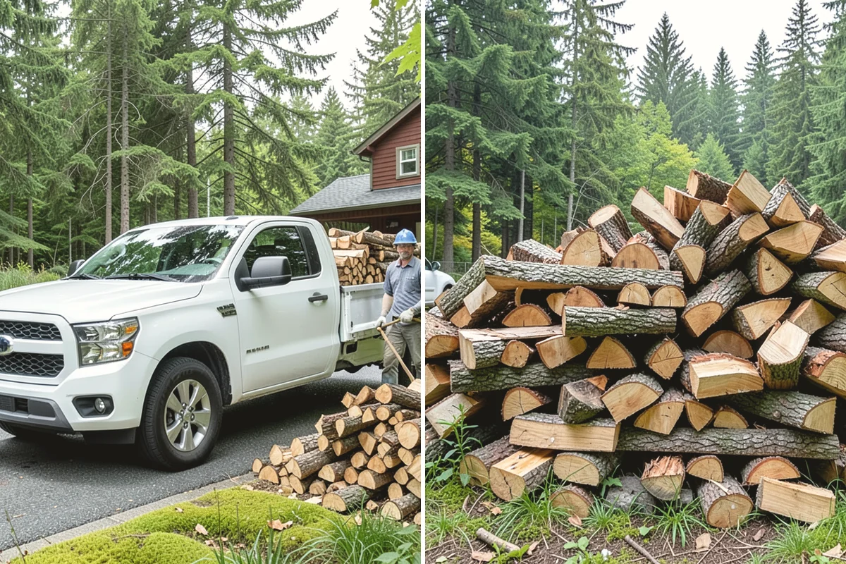 Two Cord Firewood in Edgewood, Pierce County, WA - Place your two-cord order and set a date