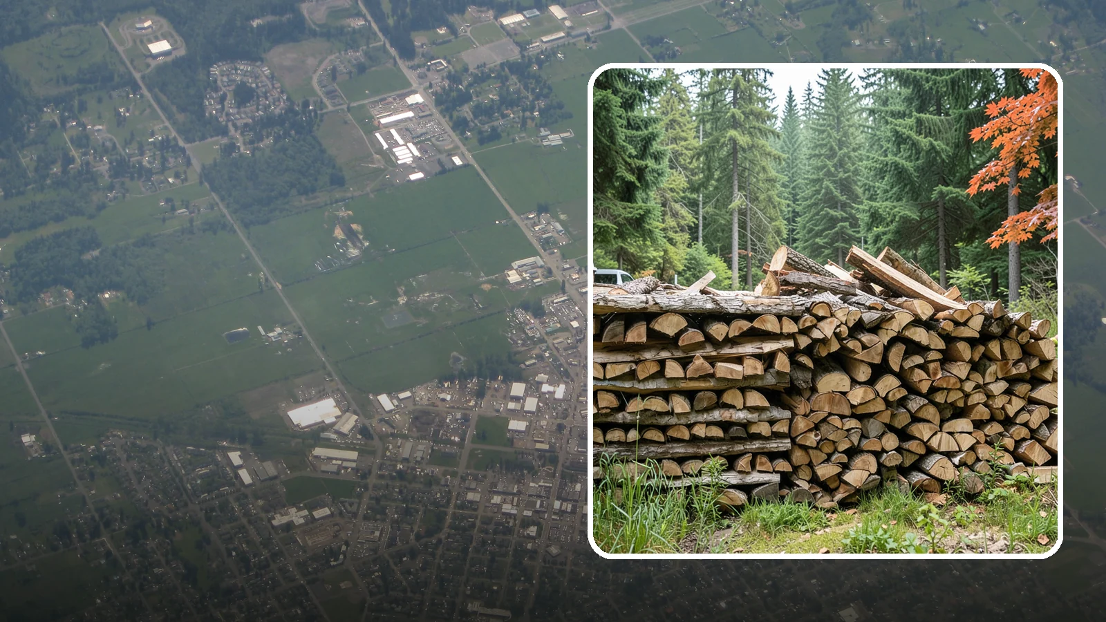 Two Cord Firewood in Enumclaw, King County, WA - Two full cords of seasoned firewood for households that rely on wood as a primary heat source.