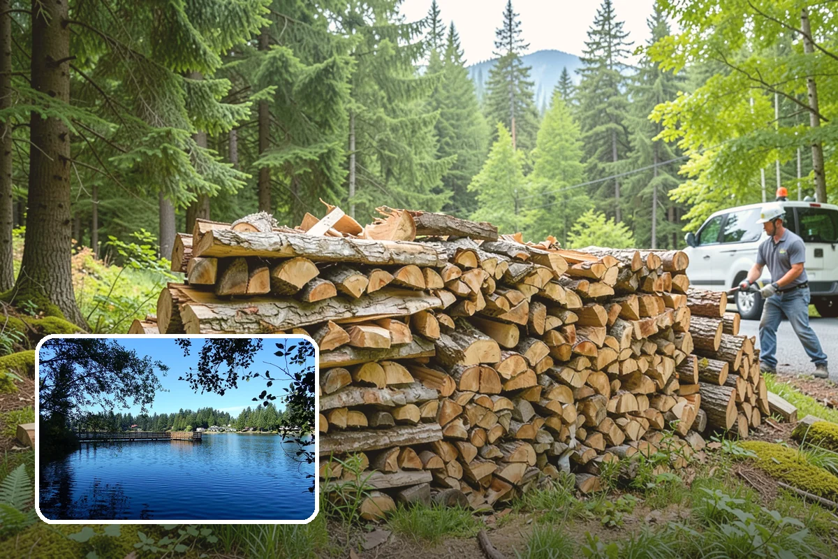 Two Cord Firewood in Federal Way, King County, WA - Ample supply for daily wood-stove heating