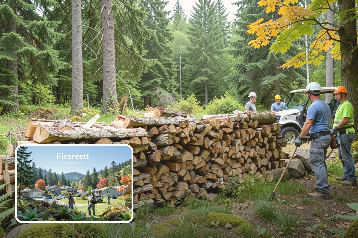 Two Cord Firewood in Fircrest, Pierce County, WA - Ample supply for daily wood-stove heating
