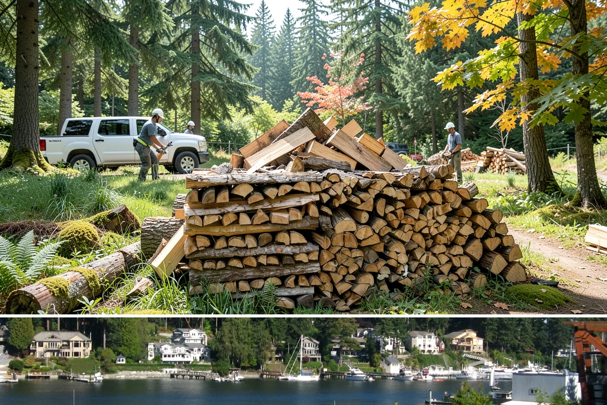 Two Cord Firewood in Gig Harbor, Pierce County, WA - Secure two cords by late summer so your full winter supply is stacked and ready early.