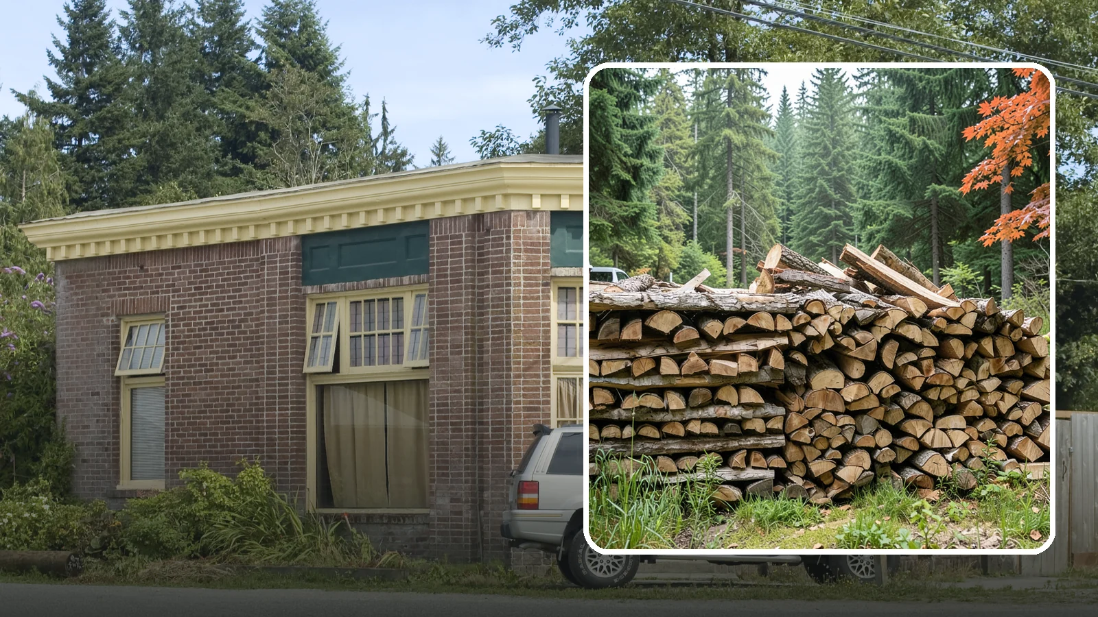 Two Cord Firewood in Hamilton, Skagit County, WA - Two full cords of seasoned firewood for households that rely on wood as a primary heat source.