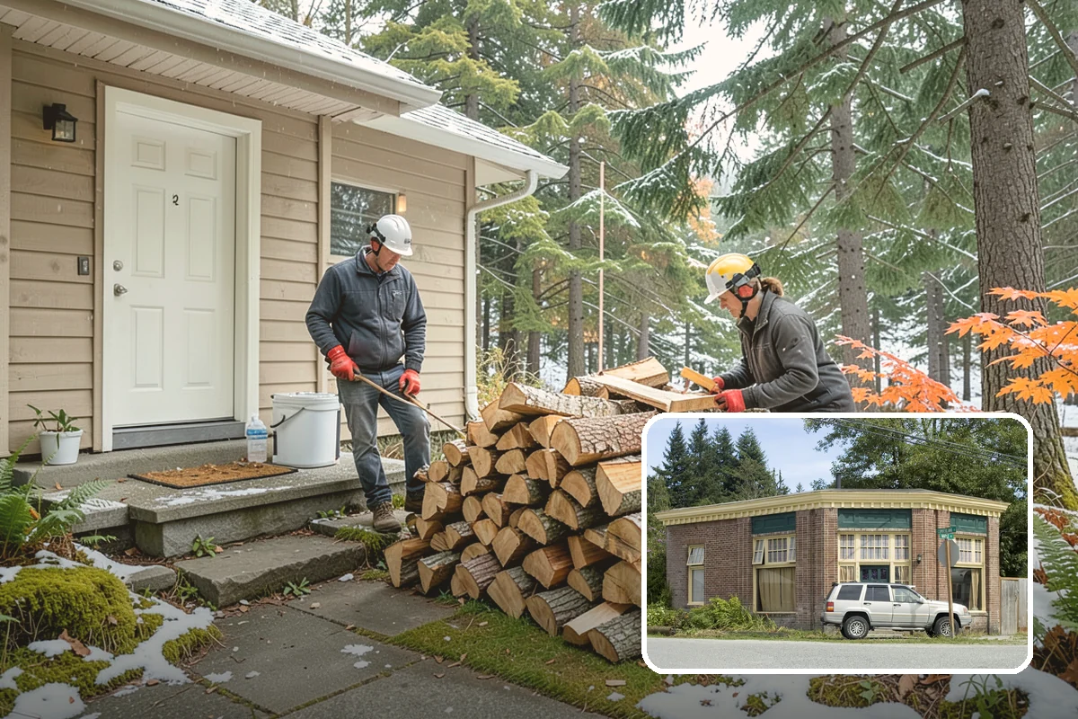 Two Cord Firewood in Hamilton, Skagit County, WA - Ample supply for daily wood-stove heating