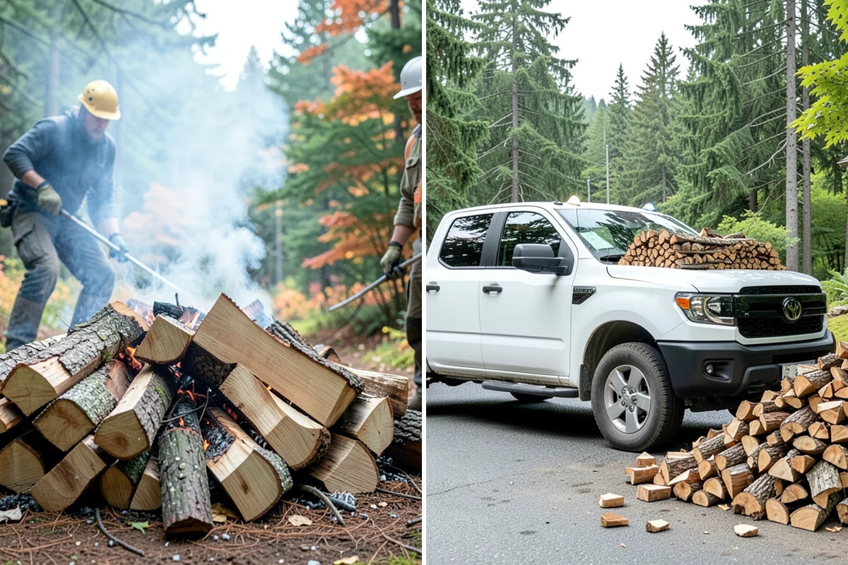Two Cord Firewood in Hunts Point, King County, WA - Place your two-cord order and set a date