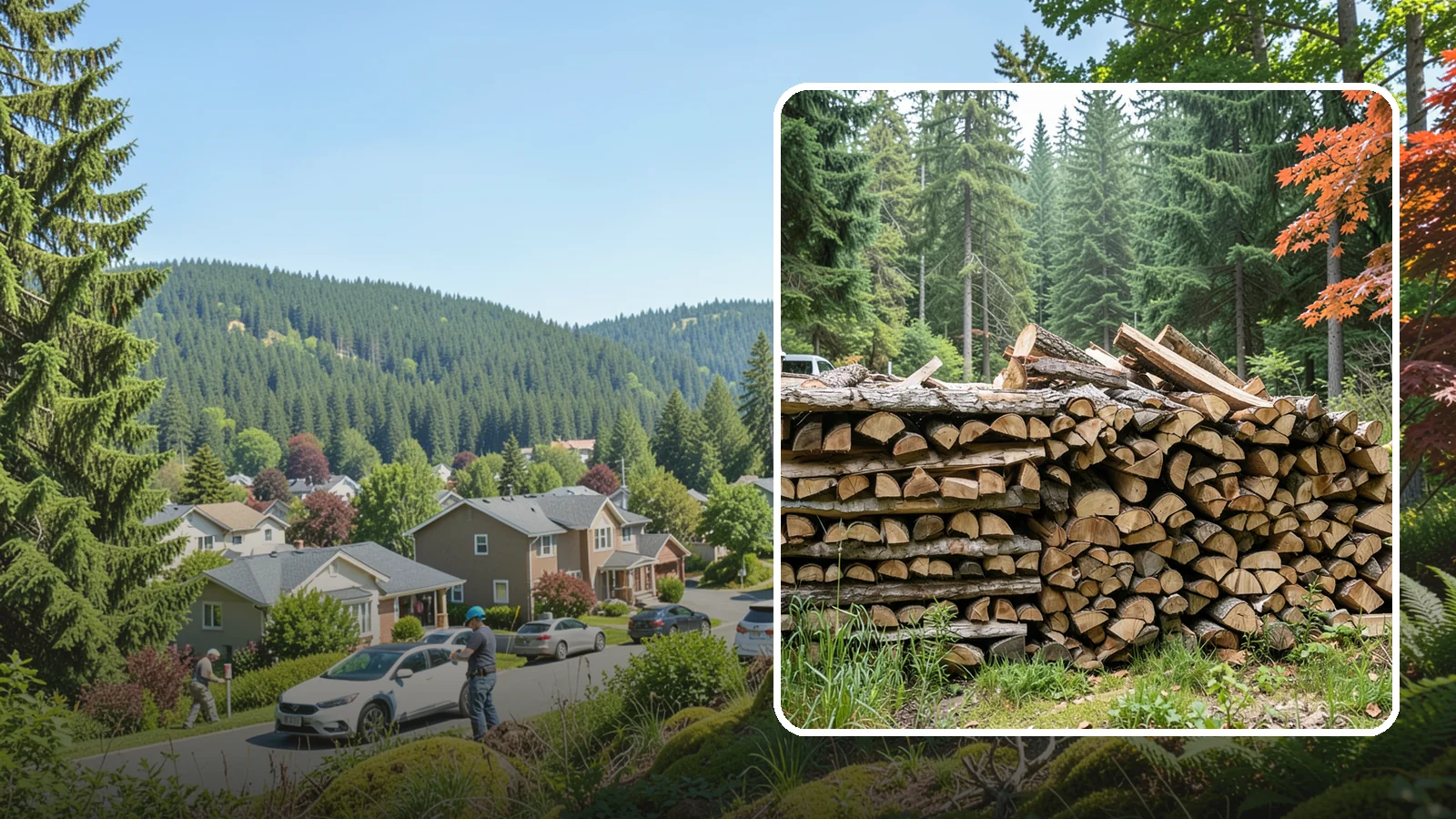 Two Cord Firewood in Index, Snohomish County, WA - Two full cords of seasoned firewood for households that rely on wood as a primary heat source.