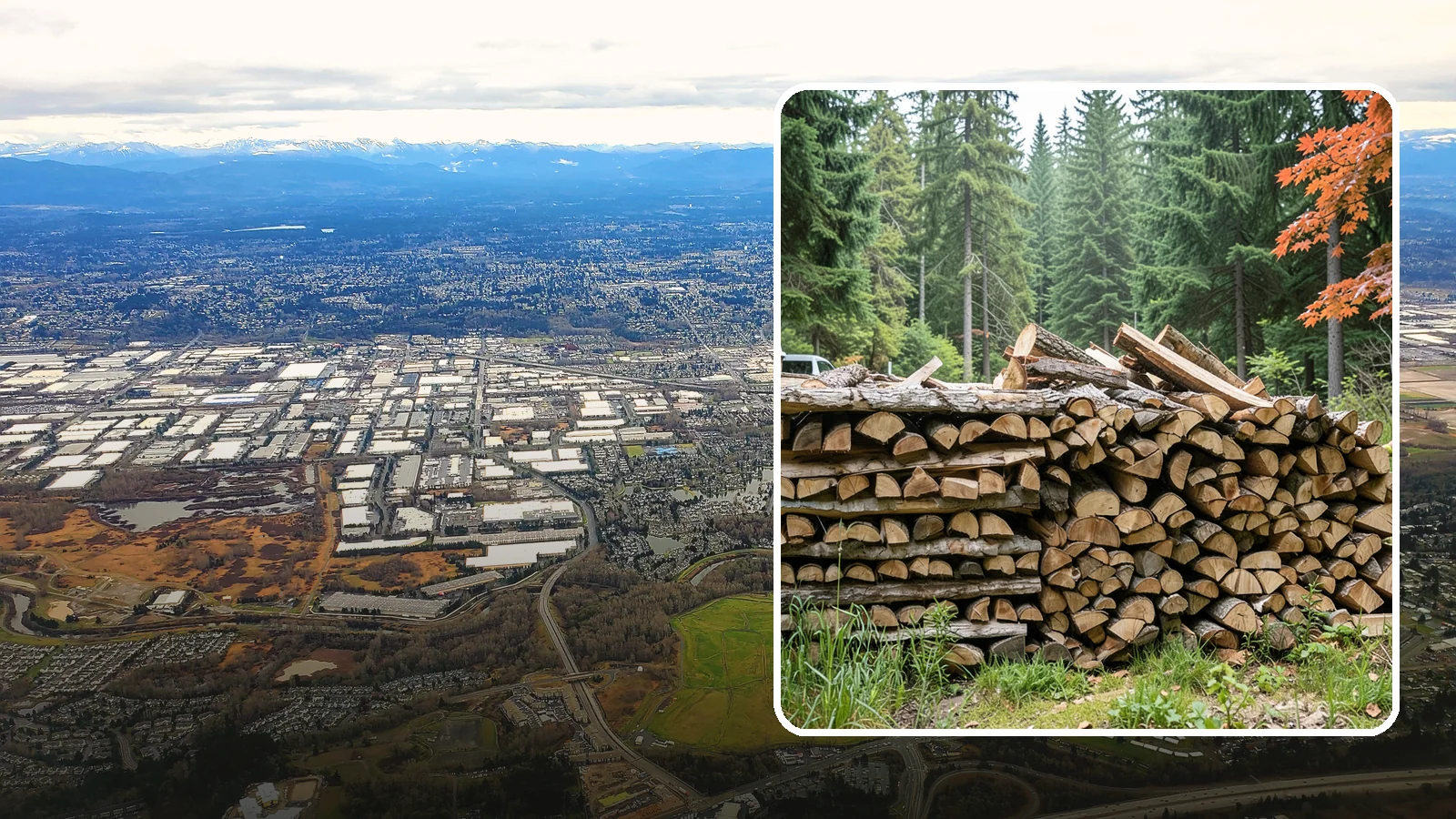 Two Cord Firewood in Kent, King County, WA - Two full cords of seasoned firewood for households that rely on wood as a primary heat source.