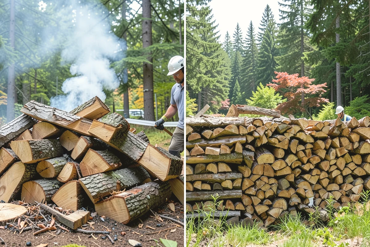 Two Cord Firewood in La Conner, Skagit County, WA - Place your two-cord order and set a date