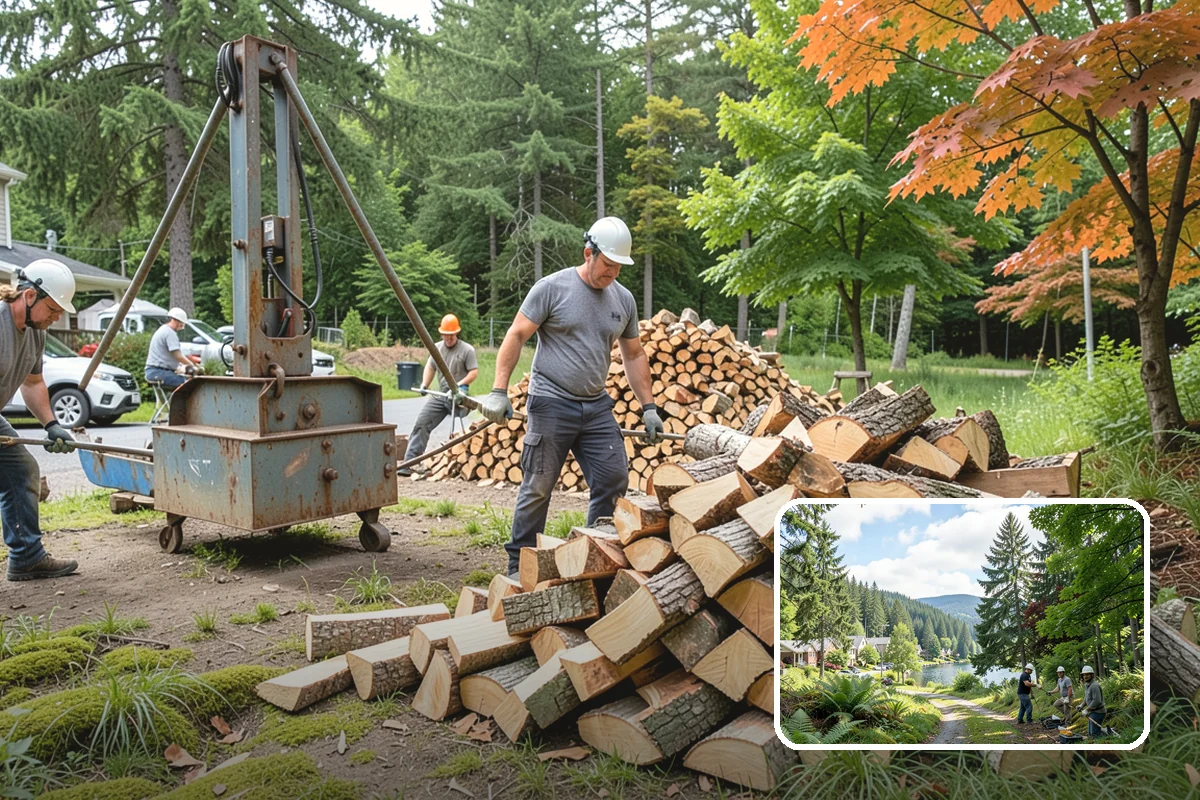 Two Cord Firewood in Lake Forest Park, King County, WA - Ample supply for daily wood-stove heating