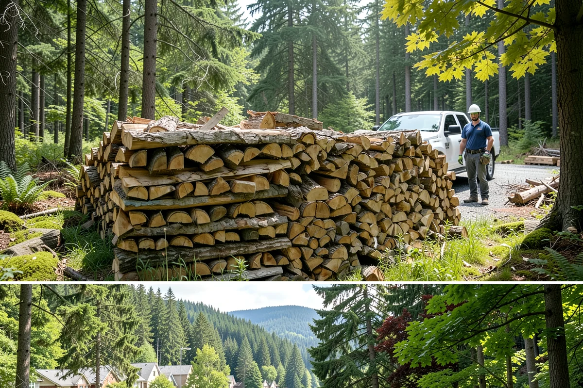 Two Cord Firewood in Lake Forest Park, King County, WA - Secure two cords by late summer so your full winter supply is stacked and ready early.