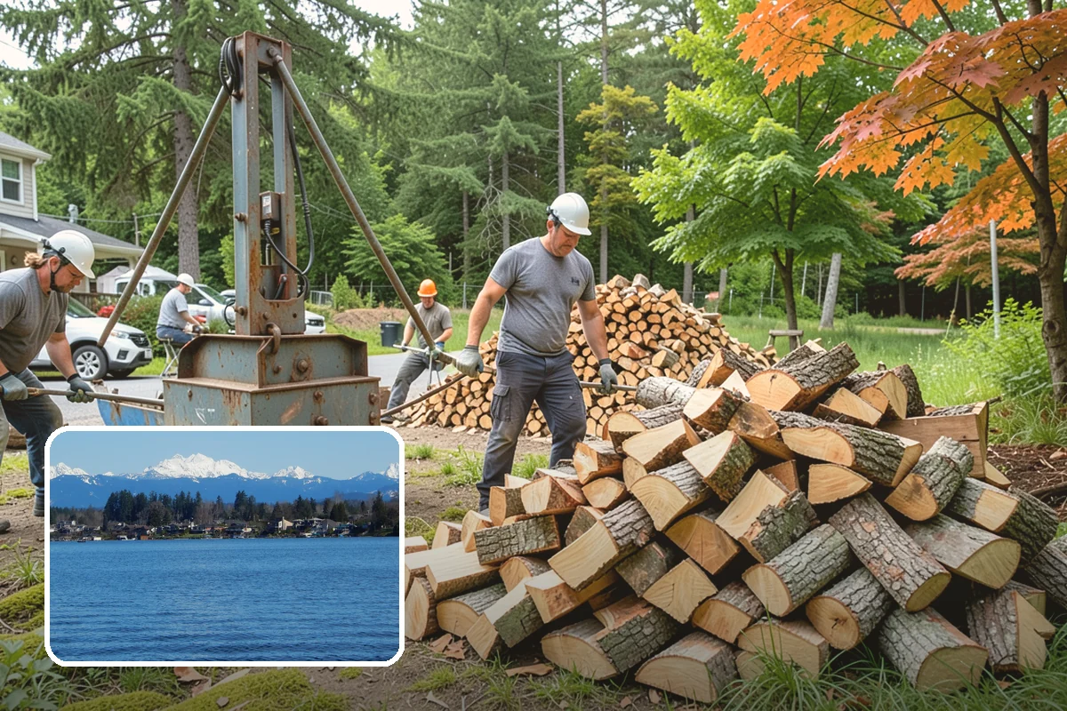 Two Cord Firewood in Lake Stevens, Snohomish County, WA - Ample supply for daily wood-stove heating
