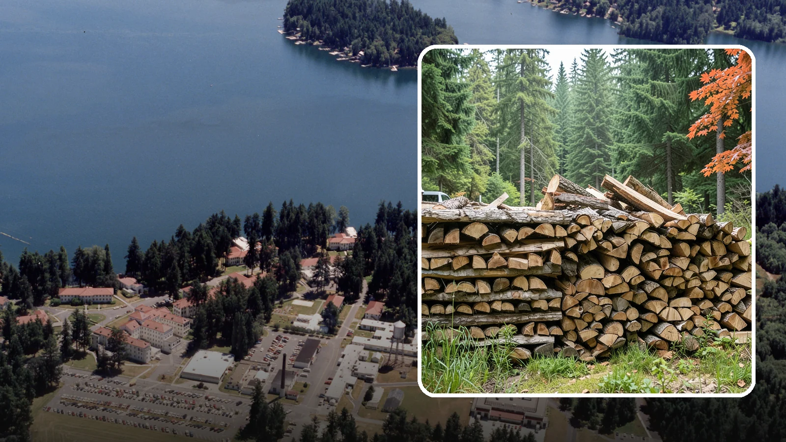 Two Cord Firewood in Lakewood, Pierce County, WA - Two full cords of seasoned firewood for households that rely on wood as a primary heat source.