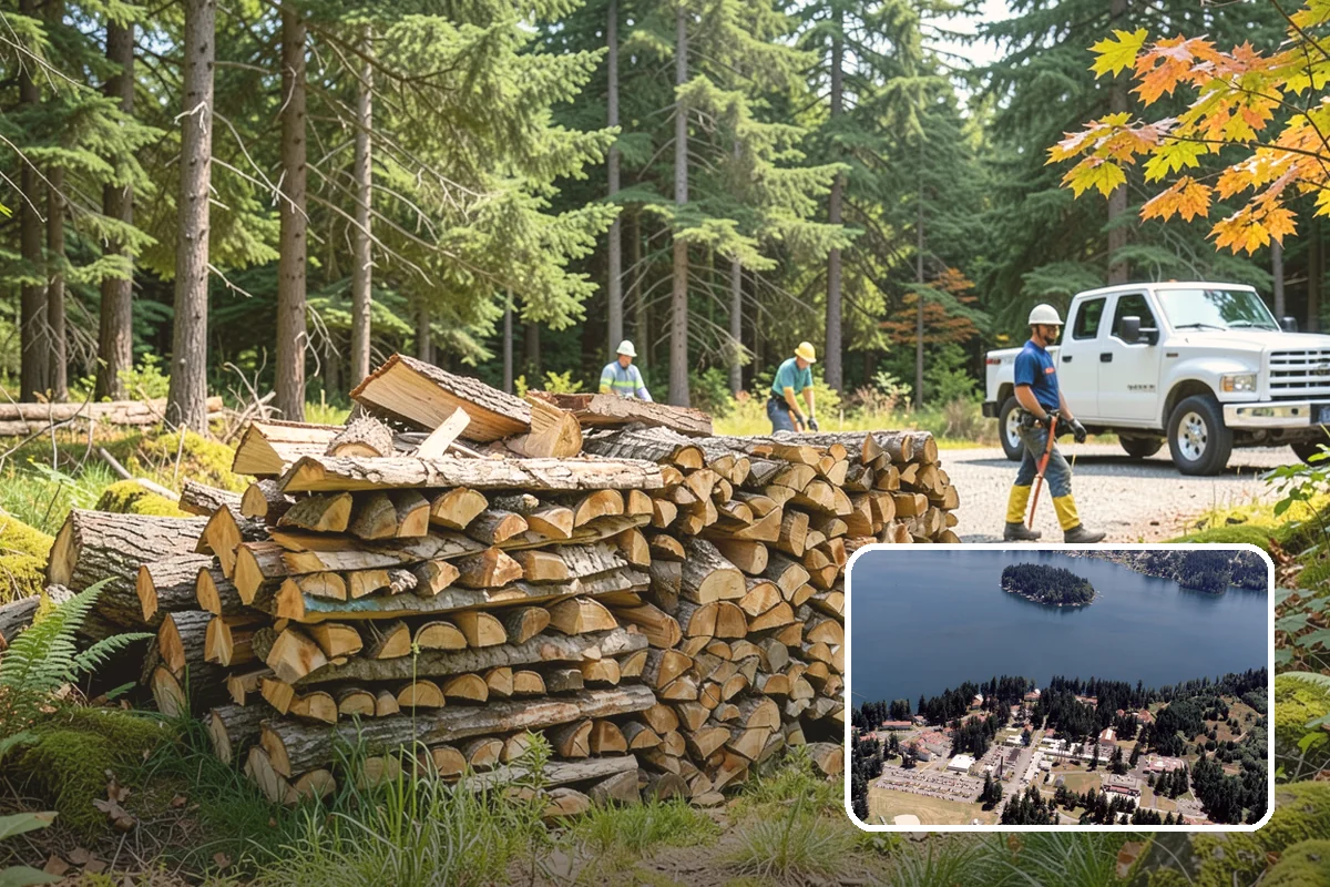 Two Cord Firewood in Lakewood, Pierce County, WA - Ample supply for daily wood-stove heating