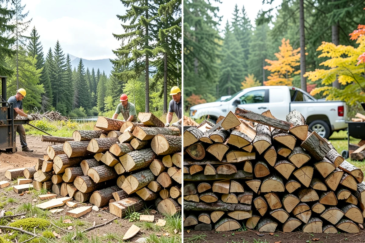 Two Cord Firewood in Lakewood, Pierce County, WA - Place your two-cord order and set a date