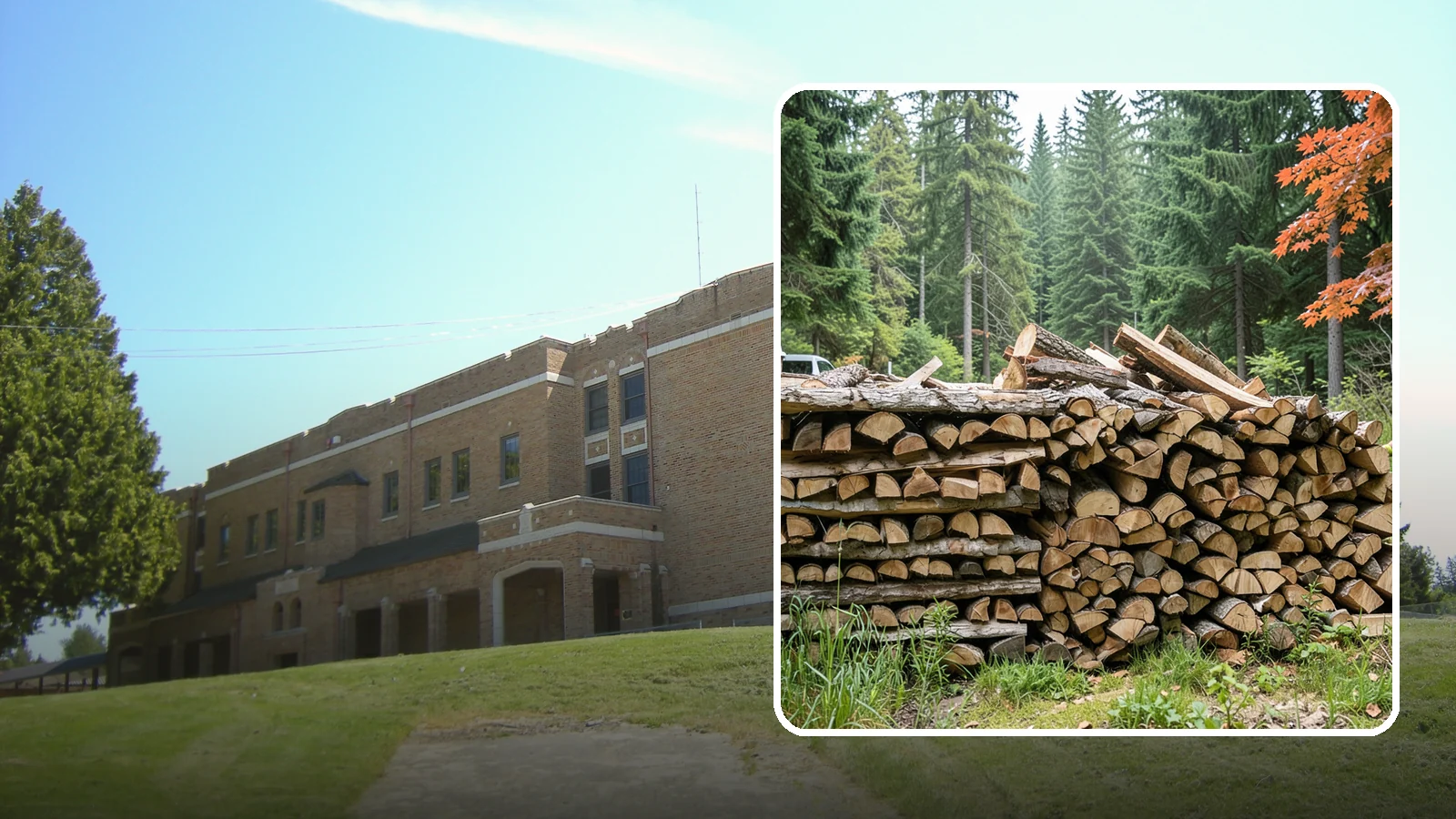 Two Cord Firewood in Maple Valley, King County, WA - Two full cords of seasoned firewood for households that rely on wood as a primary heat source.