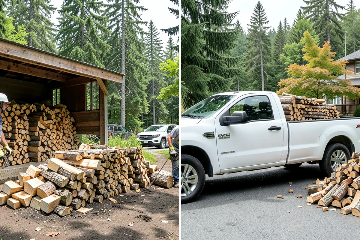 Two Cord Firewood in Maple Valley, King County, WA - Place your two-cord order and set a date
