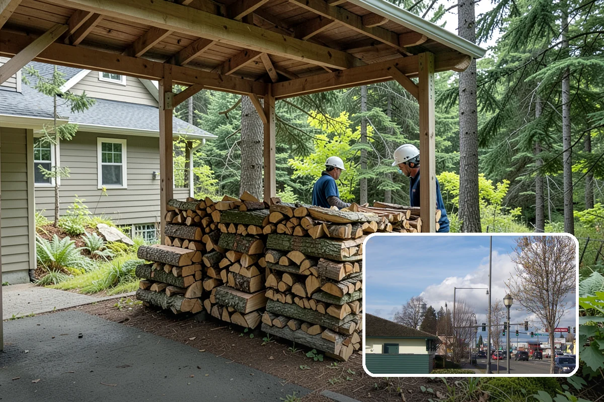 Two Cord Firewood in Marysville, Snohomish County, WA - Ample supply for daily wood-stove heating