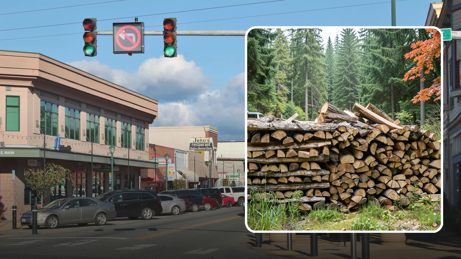 Two Cord Firewood in Monroe, Snohomish County, WA - Two full cords of seasoned firewood for households that rely on wood as a primary heat source.
