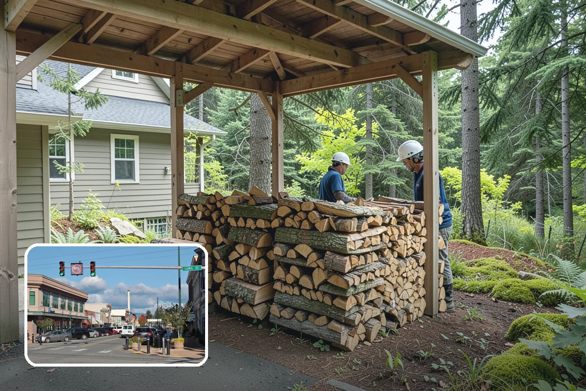 Two Cord Firewood in Monroe, Snohomish County, WA - Ample supply for daily wood-stove heating