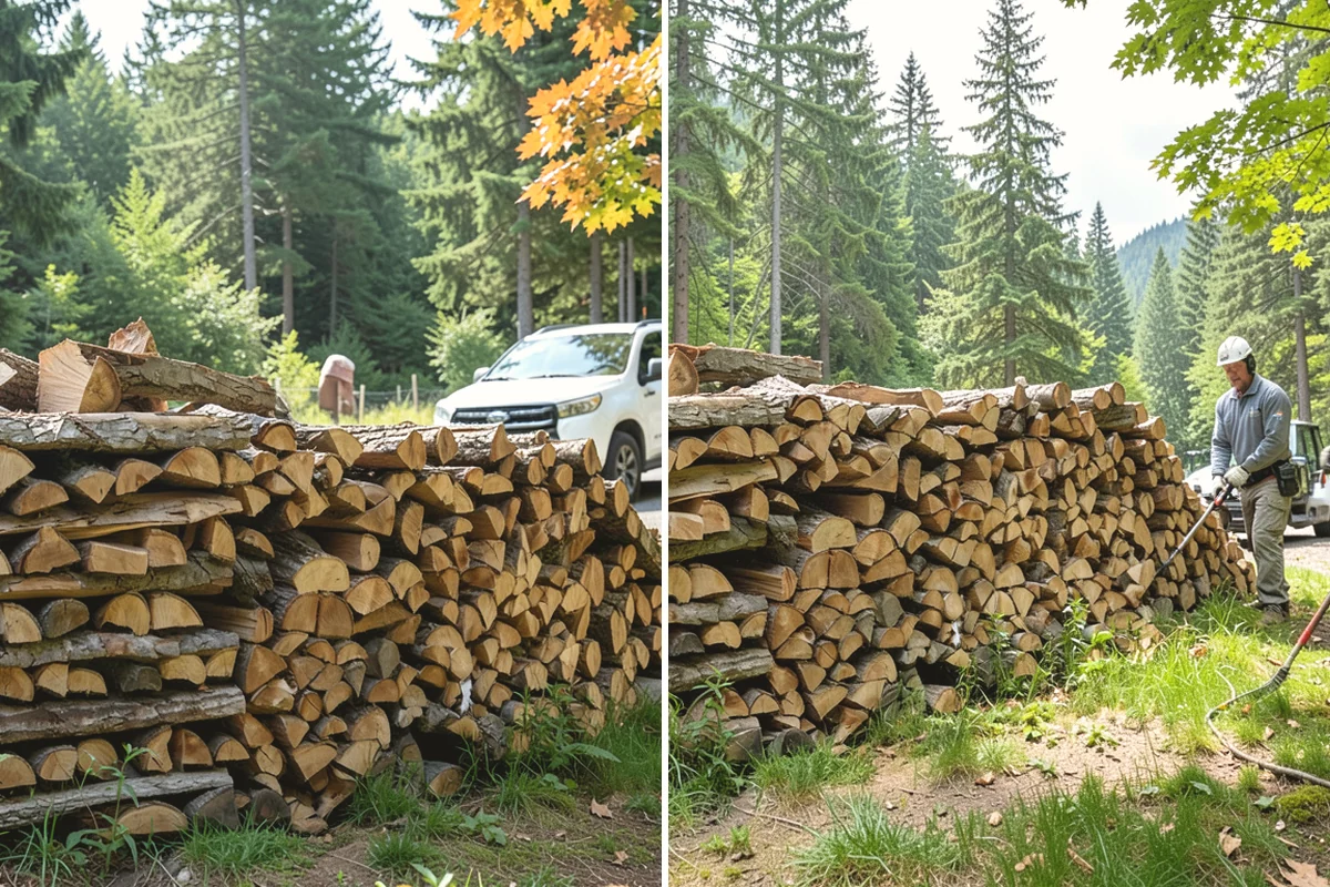 Two Cord Firewood in Oak Harbor, Island County, WA - Place your two-cord order and set a date