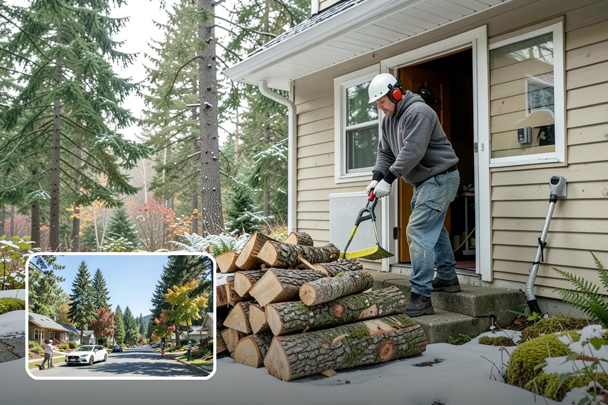 Two Cord Firewood in Orting, Pierce County, WA - Ample supply for daily wood-stove heating