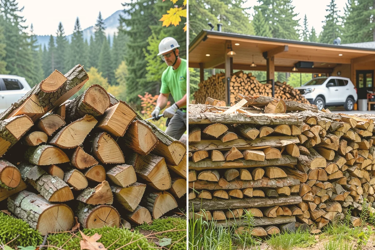 Two Cord Firewood in Orting, Pierce County, WA - Place your two-cord order and set a date