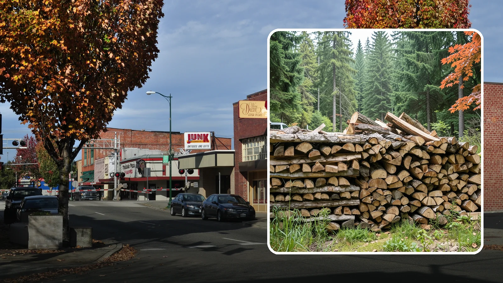 Two Cord Firewood in Puyallup, Pierce County, WA - Two full cords of seasoned firewood for households that rely on wood as a primary heat source.