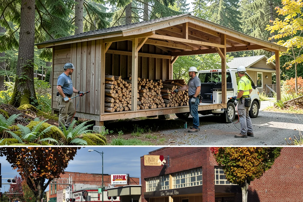 Two Cord Firewood in Puyallup, Pierce County, WA - Secure two cords by late summer so your full winter supply is stacked and ready early.