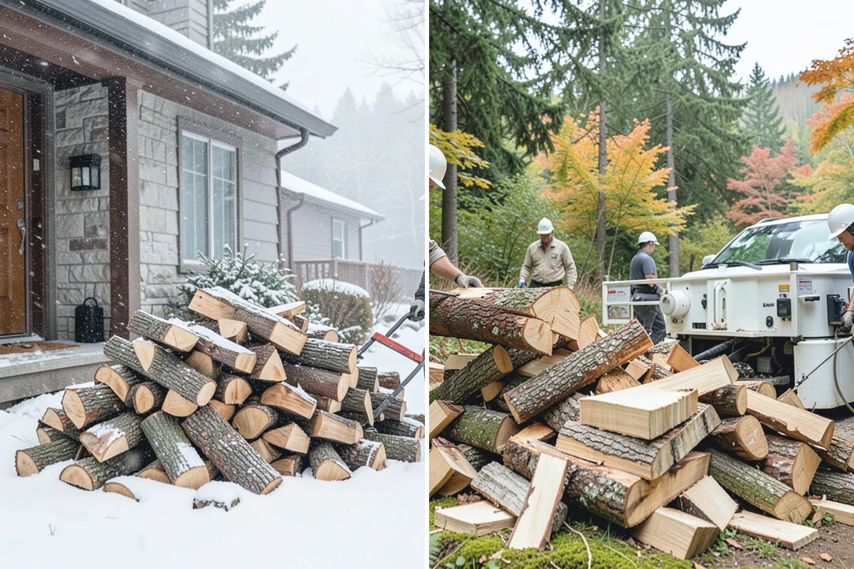 Two Cord Firewood in Redmond, King County, WA - Place your two-cord order and set a date