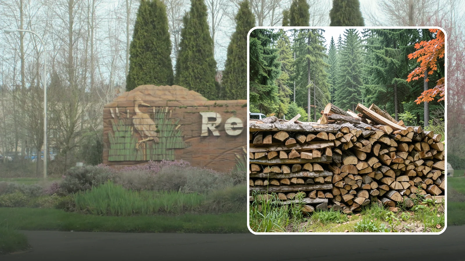 Two Cord Firewood in Renton, King County, WA - Two full cords of seasoned firewood for households that rely on wood as a primary heat source.