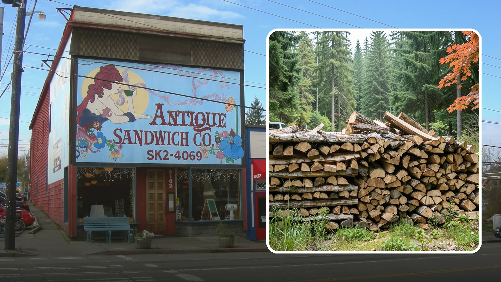 Two Cord Firewood in Ruston, Pierce County, WA - Two full cords of seasoned firewood for households that rely on wood as a primary heat source.
