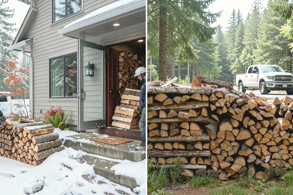 Two Cord Firewood in Ruston, Pierce County, WA - Place your two-cord order and set a date