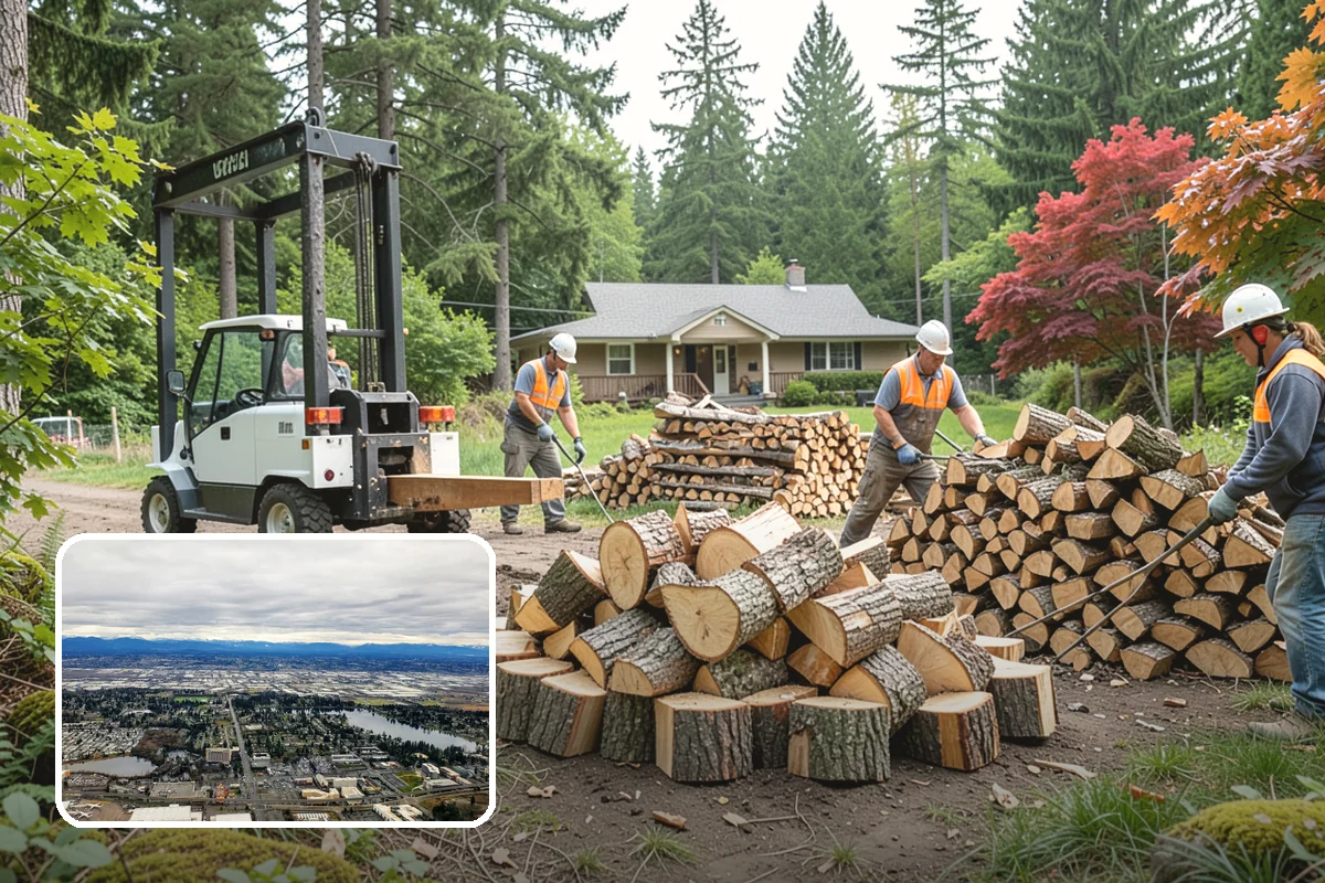 Two Cord Firewood in SeaTac, WA - Ample supply for daily wood-stove heating