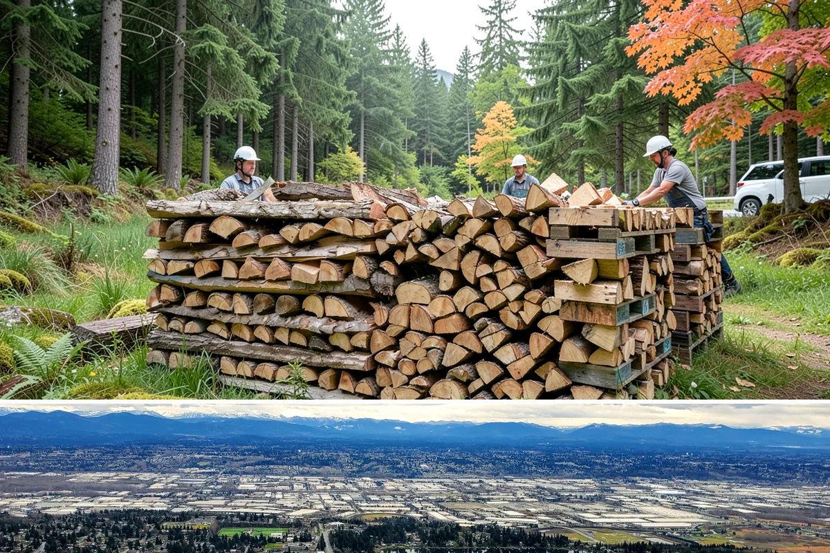Two Cord Firewood in SeaTac, WA - Secure two cords by late summer so your full winter supply is stacked and ready early.